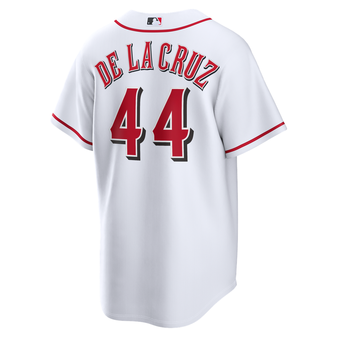 Elly De La Cruz Cincinnati Reds Nike Home Replica Jersey - White Official MLB Team Apparel Baseball Fan Gear