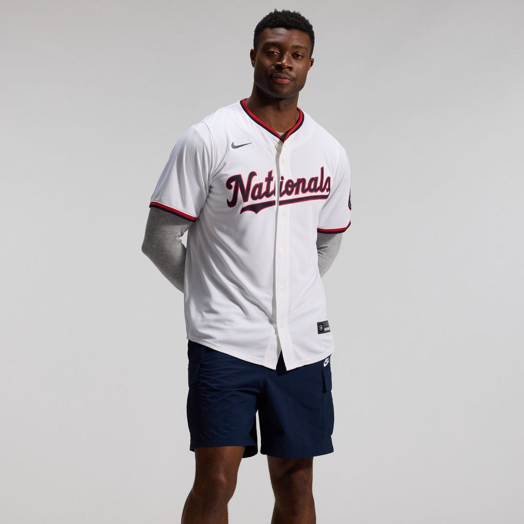 Washington Nationals Nike Home Limited Jersey - White Official MLB Team Apparel Baseball Fan Gear