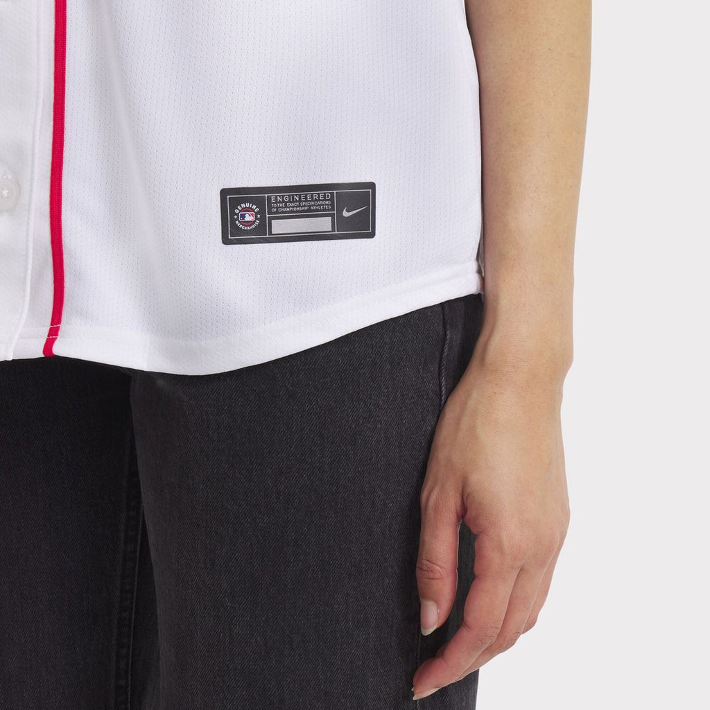 Elly De La Cruz Cincinnati Reds Nike Women's Home Limited Player Jersey – White Official MLB Team Apparel Baseball Fan Gear