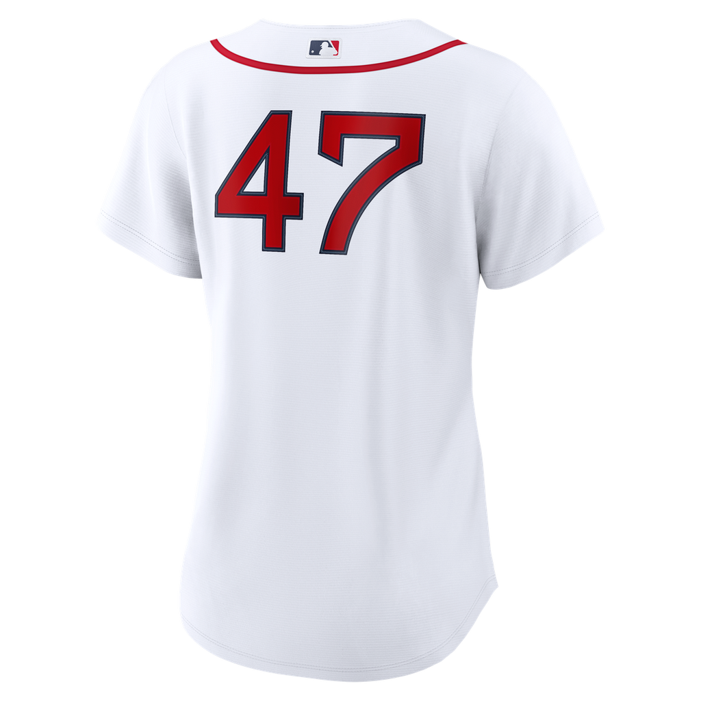 Jovani Moran Boston Red Sox Nike Women's Home Replica Jersey - White Official MLB Team Apparel Baseball Fan Gear