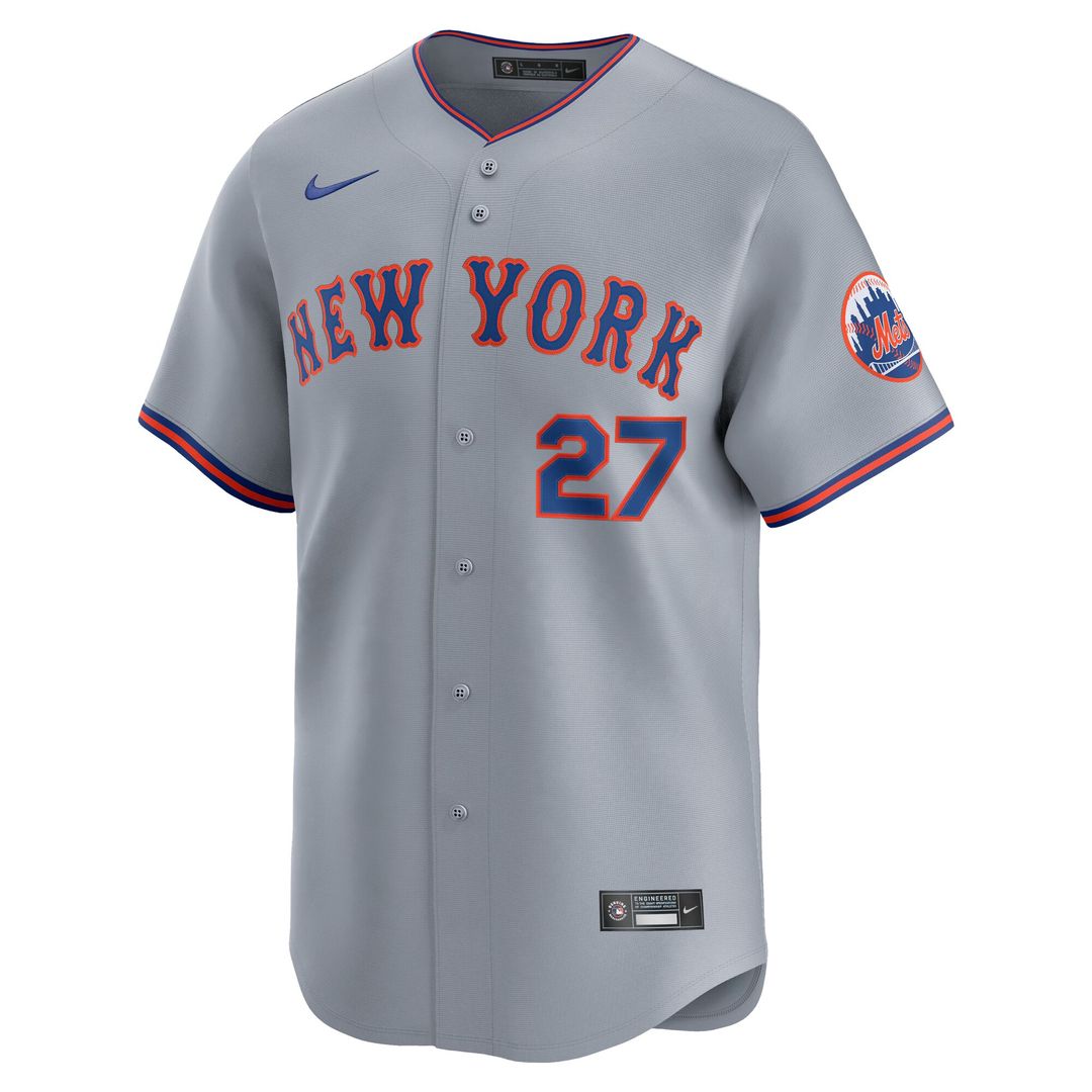 Mark Vientos New York Mets Nike All-Star Limited Jersey - Gray Official MLB Team Apparel Baseball Fan Gear