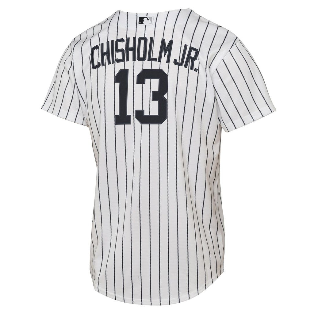 Jazz Chisholm Jr. New York Yankees Nike Youth Home Replica Jersey - White Official MLB Team Apparel Baseball Fan Gear