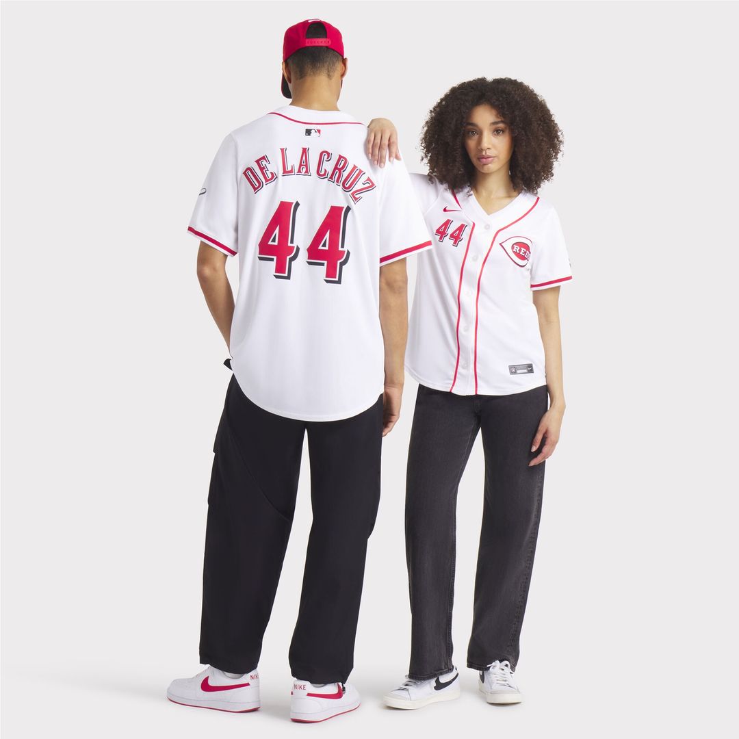 Elly De La Cruz Cincinnati Reds Nike Women's Home Limited Player Jersey – White Official MLB Team Apparel Baseball Fan Gear