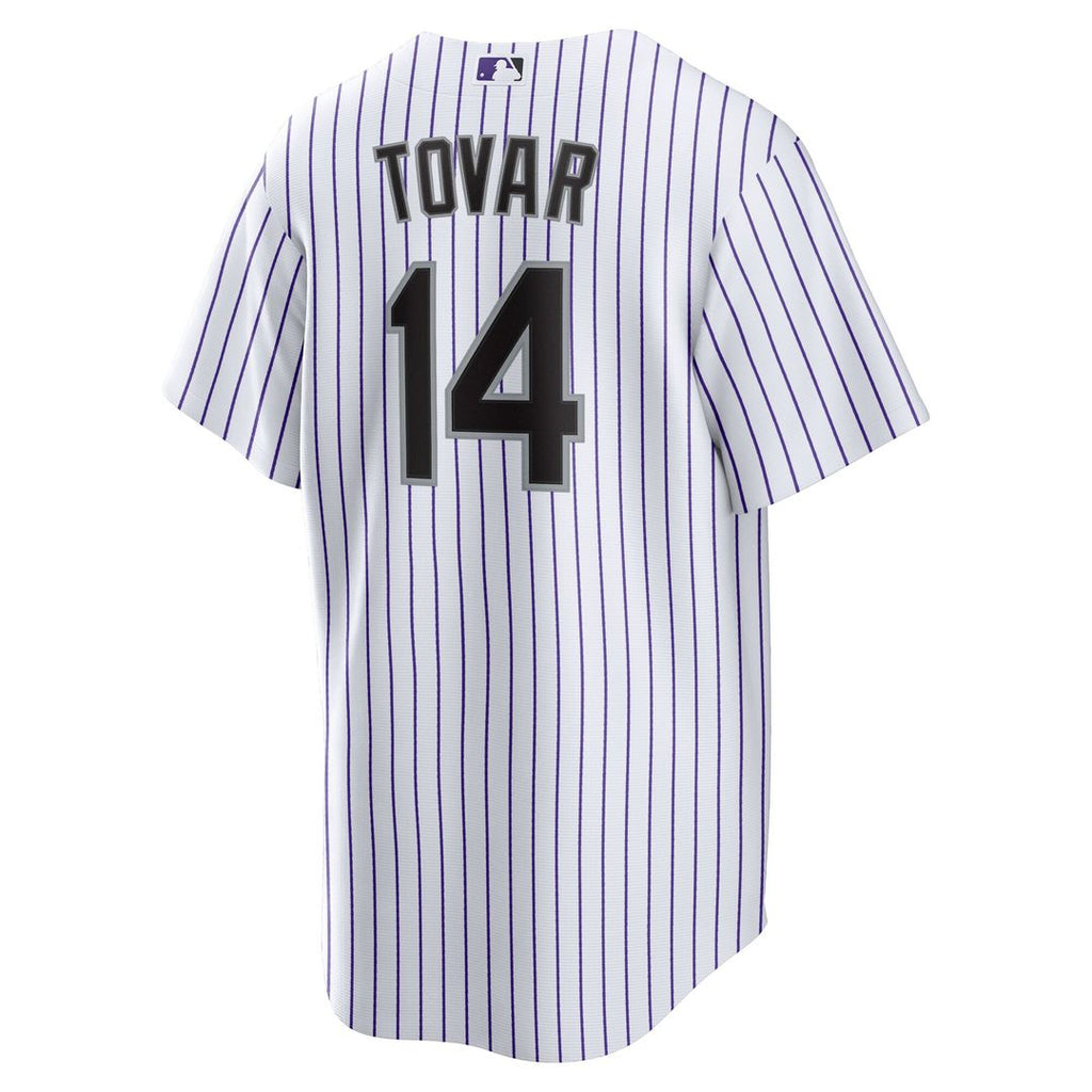 Ezequiel Tovar Colorado Rockies Nike Home Replica Jersey - White Official MLB Team Apparel Baseball Fan Gear