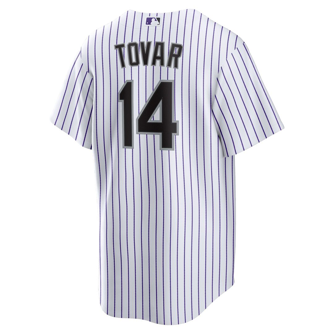 Ezequiel Tovar Colorado Rockies Nike Home Replica Jersey - White Official MLB Team Apparel Baseball Fan Gear
