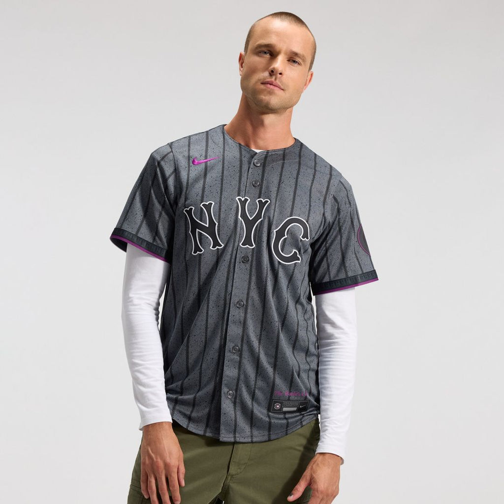 New York Mets Nike City Connect Limited Jersey - Gray Official MLB Team Apparel Baseball Fan Gear