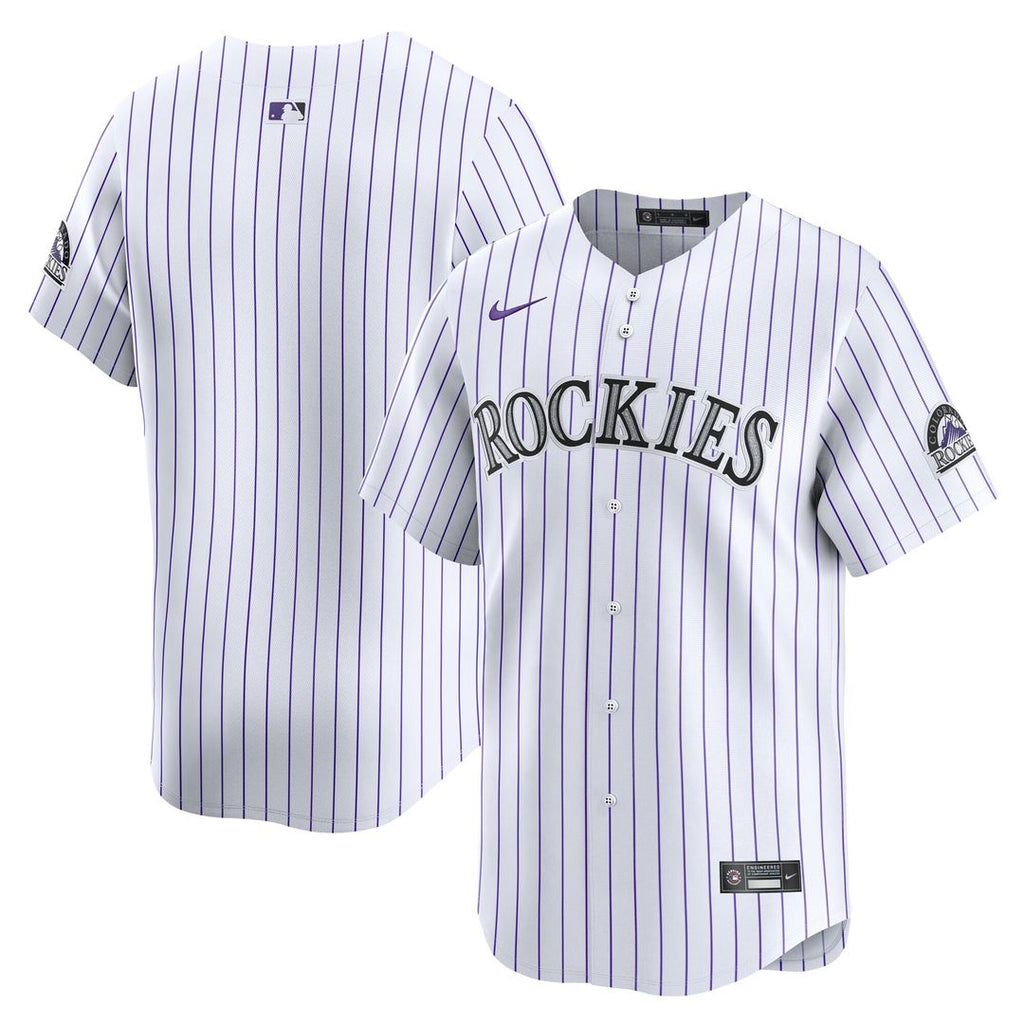 Colorado Rockies Nike Home Limited Player Jersey - White Official MLB Team Apparel Baseball Fan Gear
