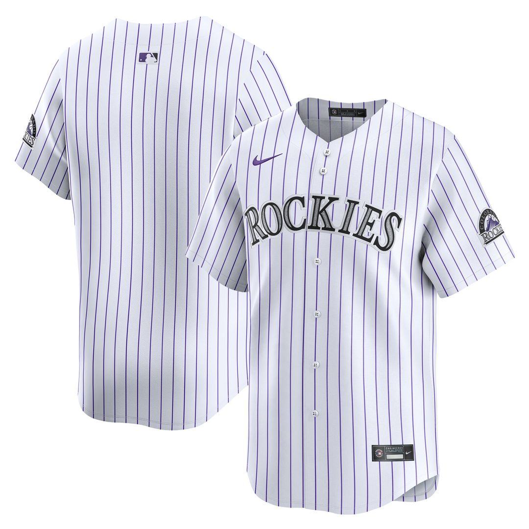 Colorado Rockies Nike Home Limited Player Jersey - White Official MLB Team Apparel Baseball Fan Gear