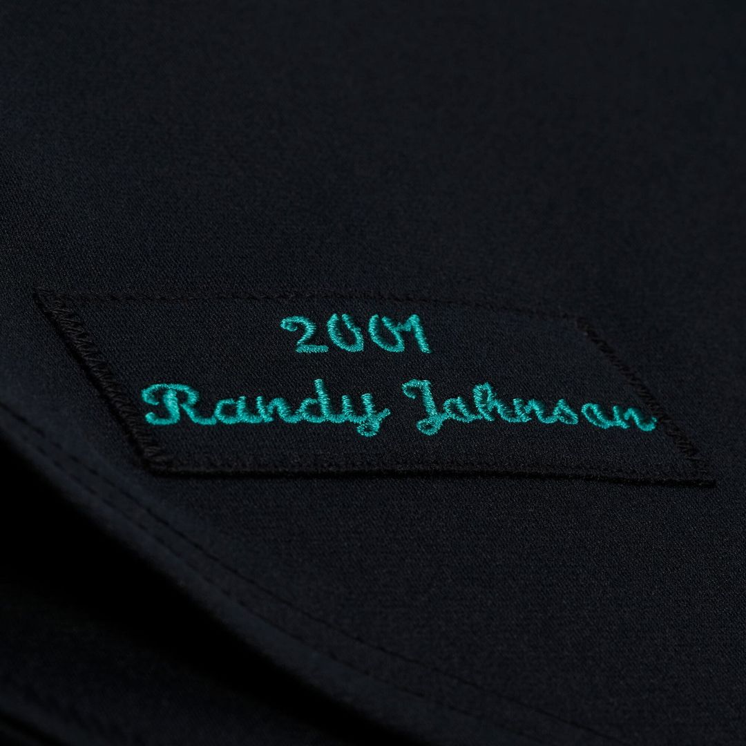 Randy Johnson Arizona Diamondbacks Mitchell & Ness 2001 Authentic Jersey - Black Official MLB Team Apparel Baseball Fan Gear