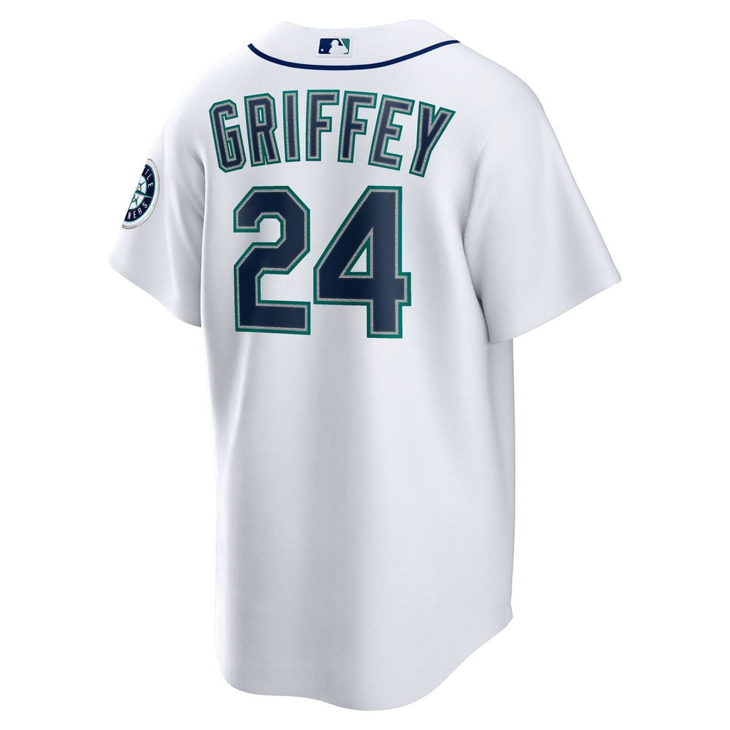 Ken Griffey Jr. Seattle Mariners Nike Home Replica Jersey - White Official MLB Team Apparel Baseball Fan Gear