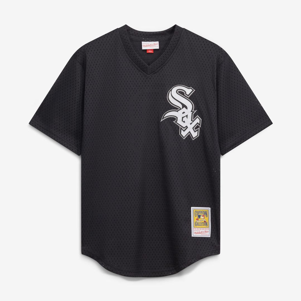 Bo Jackson Chicago White Sox Mitchell & Ness Youth Cooperstown Collection Mesh Batting Practice Jersey - Black Official MLB Team Apparel Baseball Fan