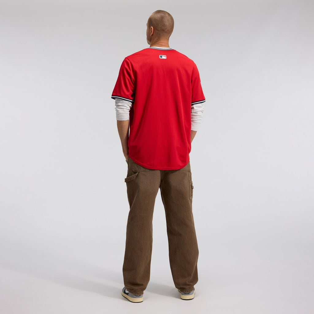 Cleveland Guardians Nike Alternate Limited Jersey - Red Official MLB Team Apparel Baseball Fan Gear