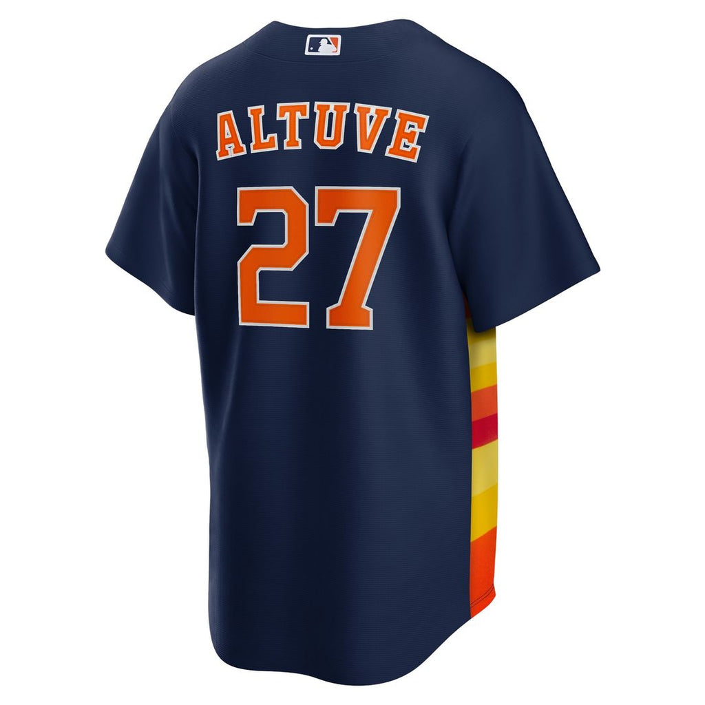Jose Altuve Houston Astros Nike Alternate 2 Replica Jersey - Navy Official MLB Team Apparel Baseball Fan Gear
