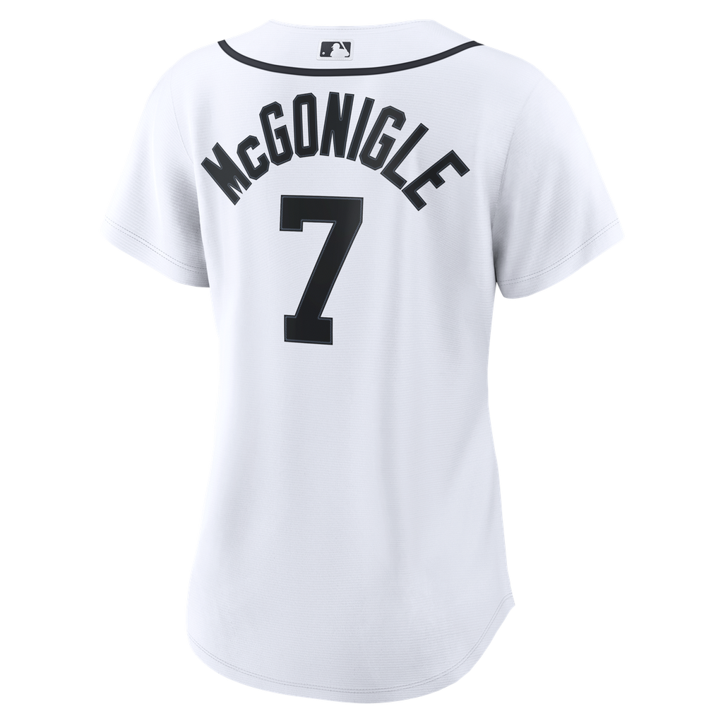 Kevin McGonigle Detroit Tigers Nike Women's Home Replica Jersey - White Official MLB Team Apparel Baseball Fan Gear