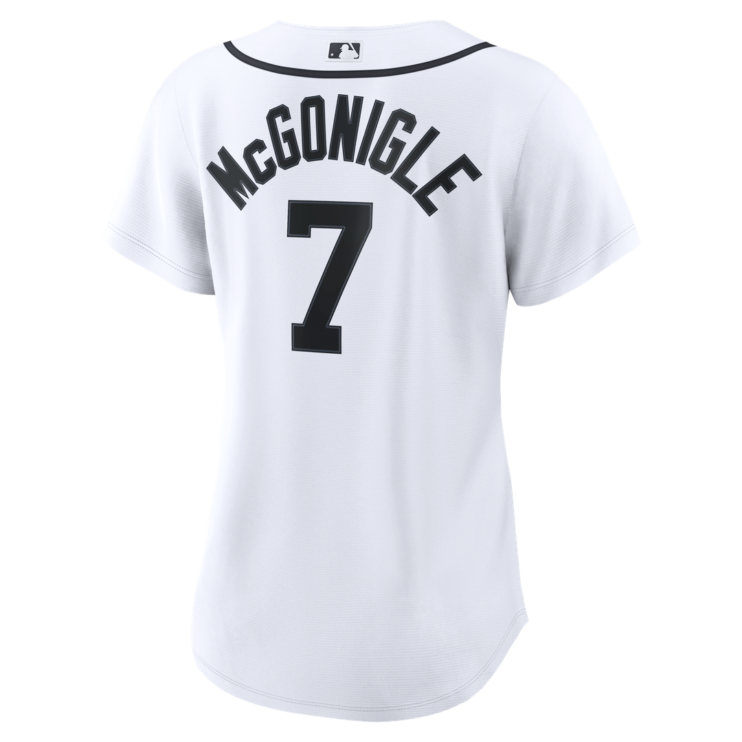 Kevin McGonigle Detroit Tigers Nike Women's Home Replica Jersey - White Official MLB Team Apparel Baseball Fan Gear