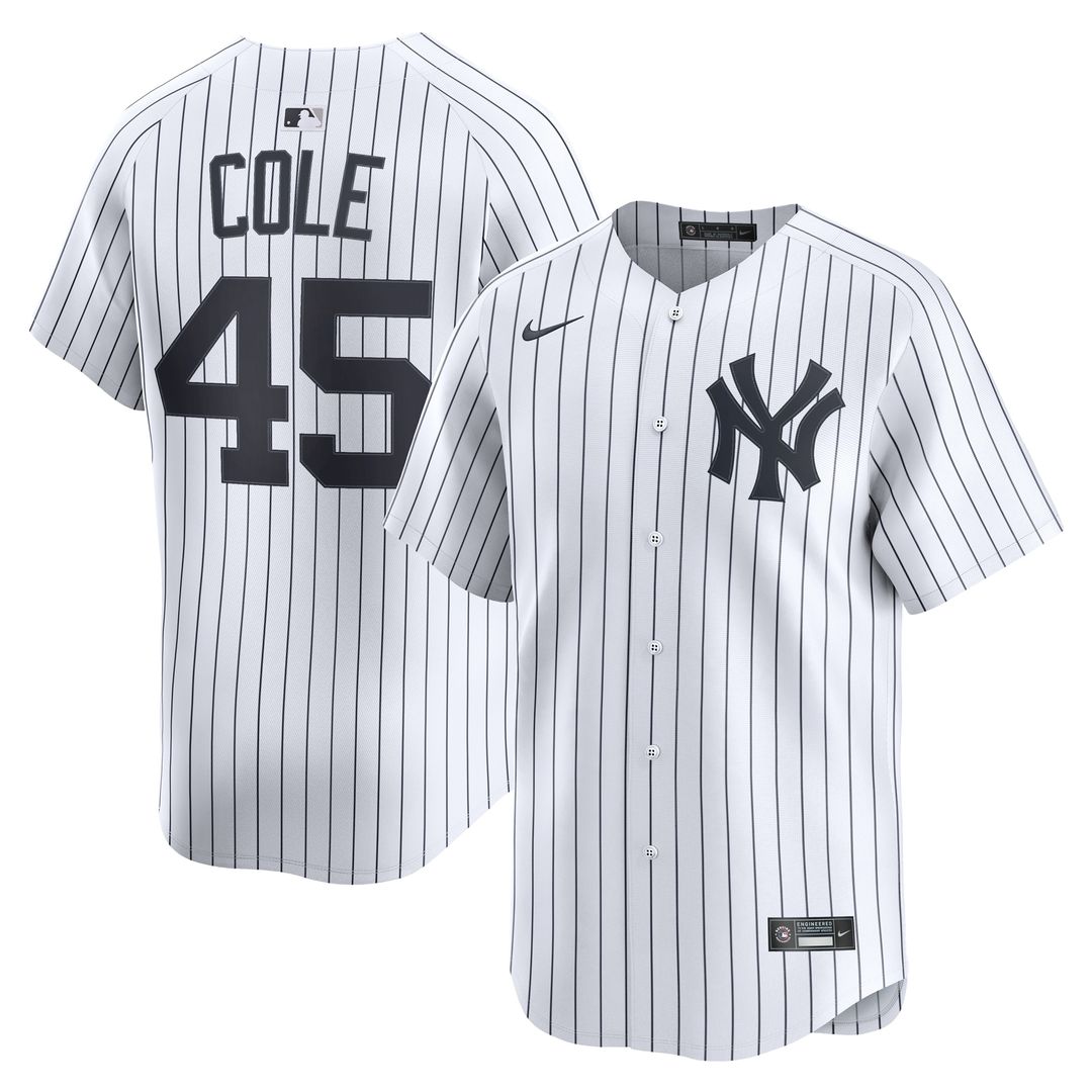Gerrit Cole New York Yankees Nike Home Limited Player Jersey - White Official MLB Team Apparel Baseball Fan Gear