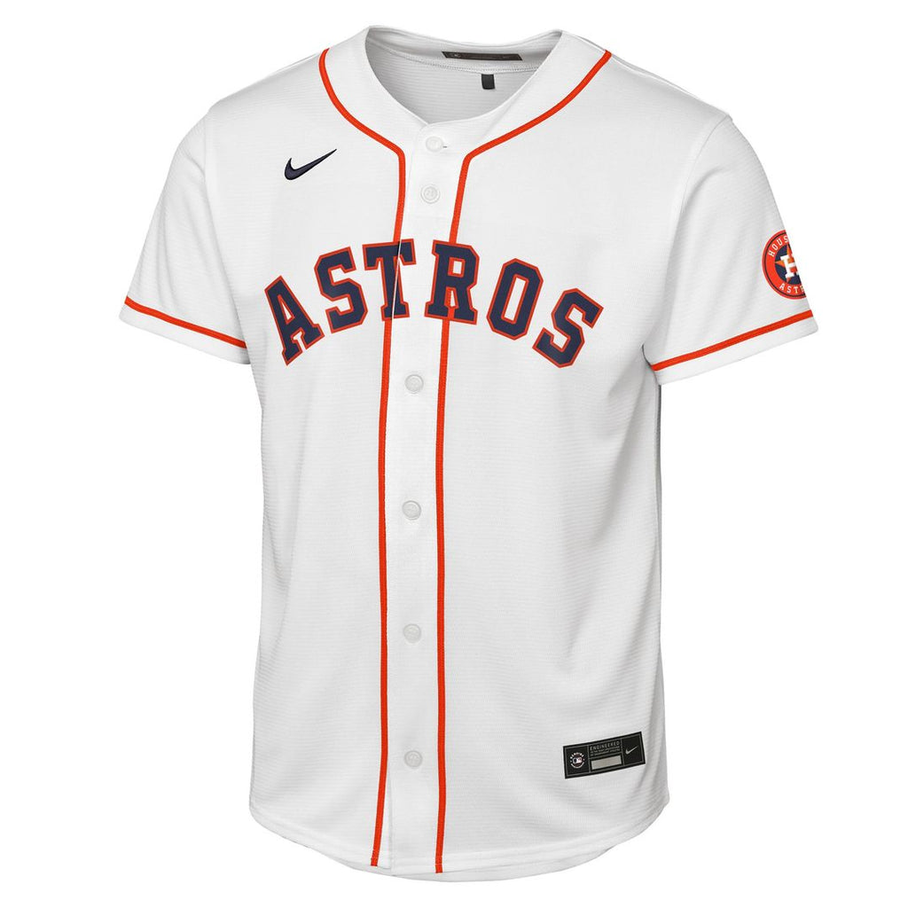 Houston Astros Nike Youth Home Stadium Jersey - White Official MLB Team Apparel Baseball Fan Gear