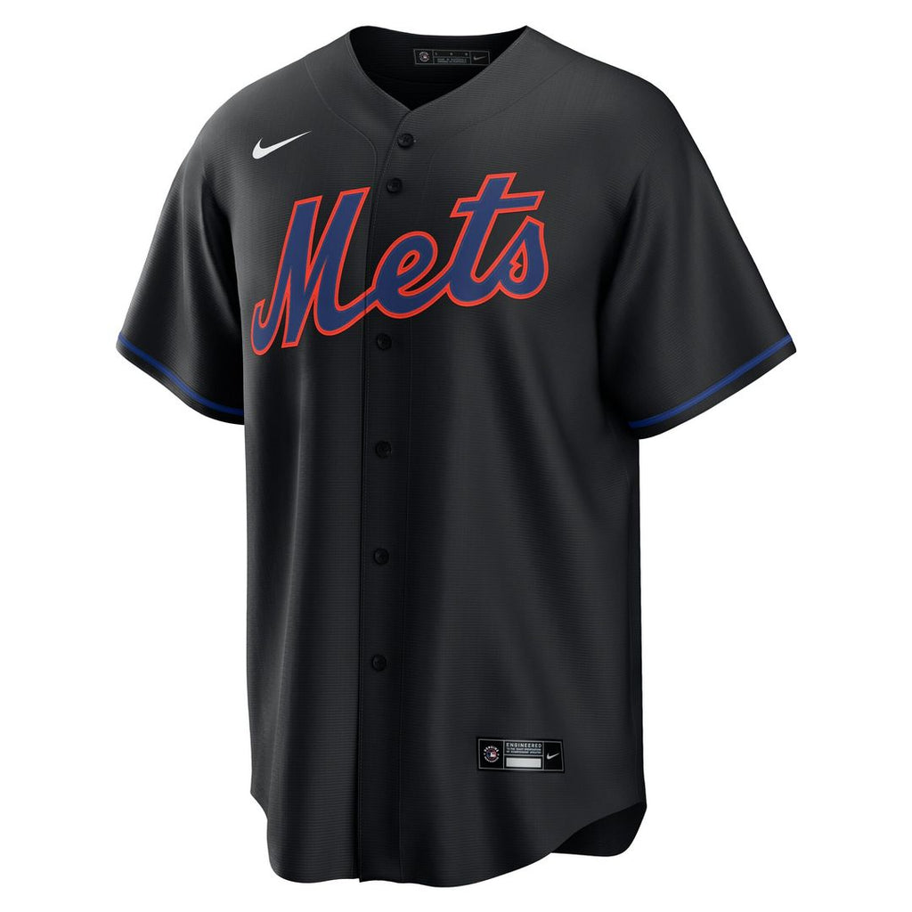 Brandon Nimmo New York Mets Nike Alternate Replica Jersey - Black Official MLB Team Apparel Baseball Fan Gear
