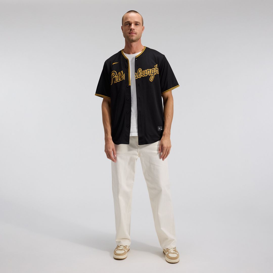 Pittsburgh Pirates Nike Alternate Replica Team Jersey - Black Official MLB Team Apparel Baseball Fan Gear