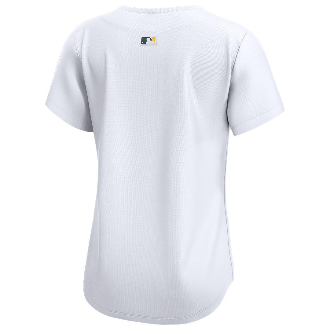 Athletics Nike Women's Home Limited Jersey – White Official MLB Team Apparel Baseball Fan Gear