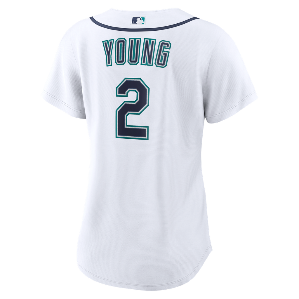 Cole Young Seattle Mariners Nike Women's Home Replica Jersey - White Official MLB Team Apparel Baseball Fan Gear