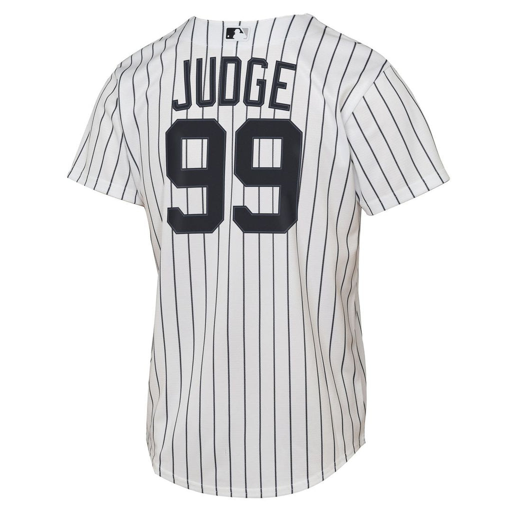 Aaron Judge New York Yankees Nike Youth Home Replica Player Jersey - White Official MLB Team Apparel Baseball Fan Gear