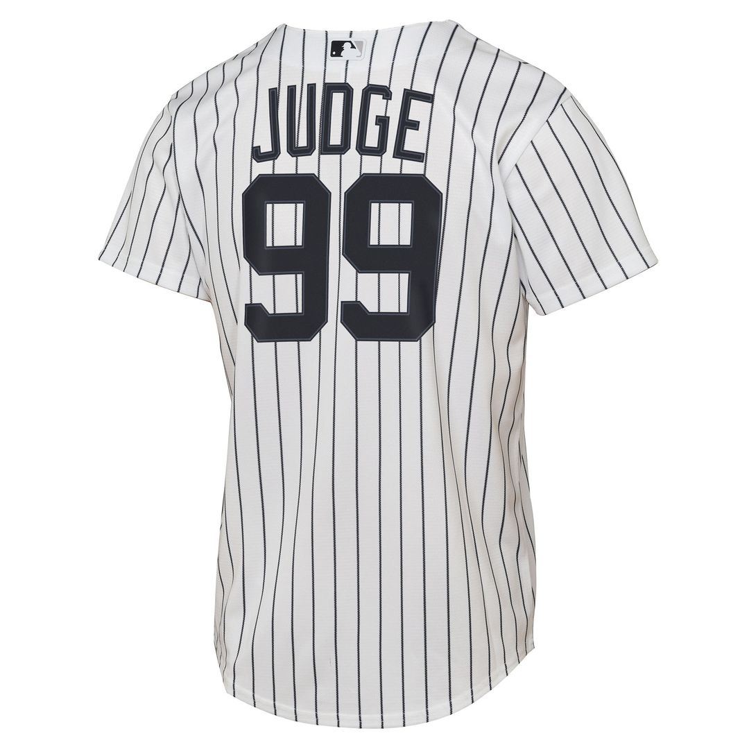 Aaron Judge New York Yankees Nike Youth Home Replica Player Jersey - White Official MLB Team Apparel Baseball Fan Gear