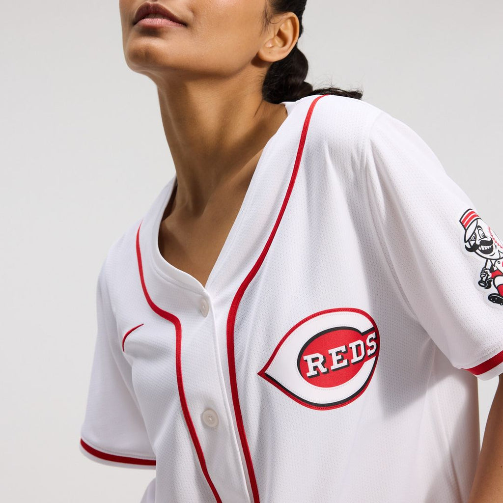 Cincinnati Reds Nike Women's Home Limited Jersey - White Official MLB Team Apparel Baseball Fan Gear