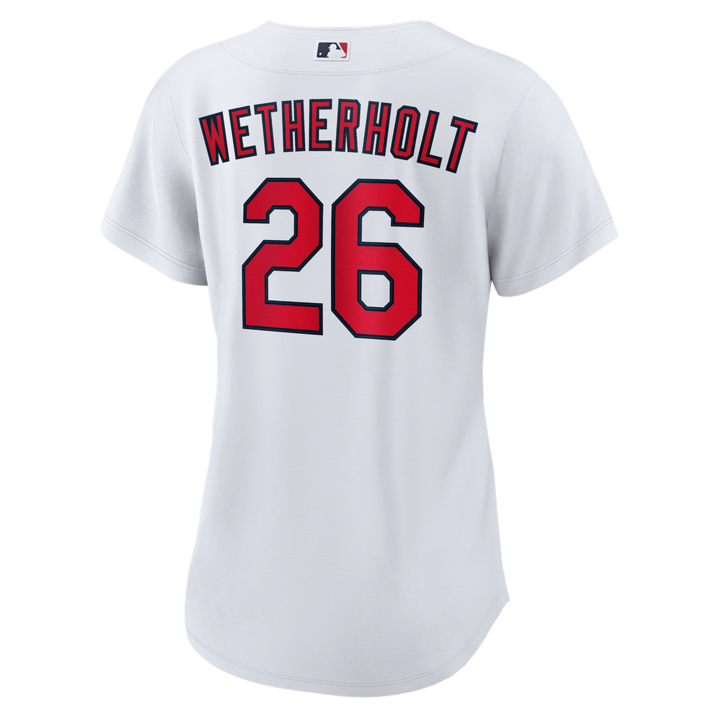JJ Wetherholt St. Louis Cardinals Nike Women's Home Replica Jersey - White Official MLB Team Apparel Baseball Fan Gear