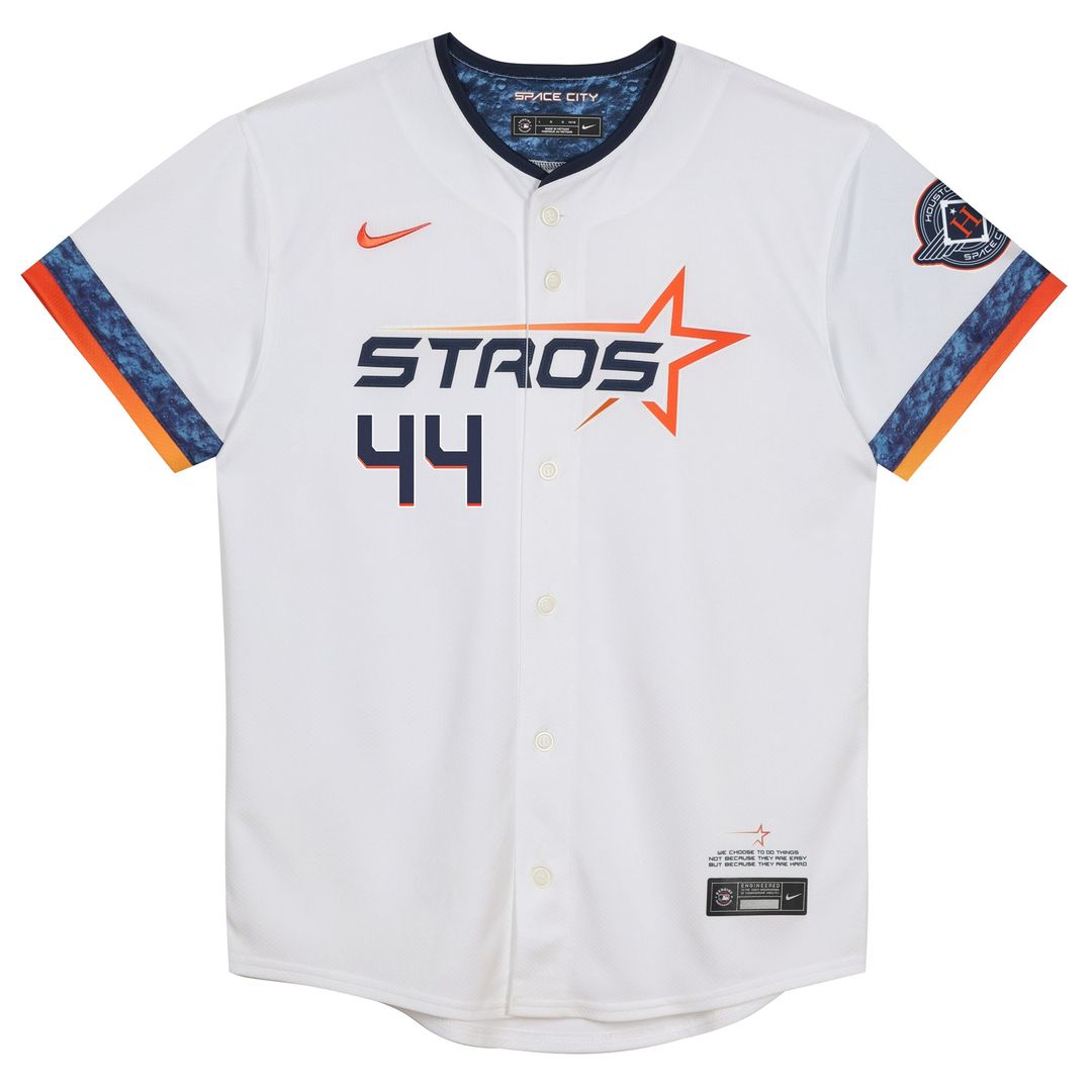 Yordan Alvarez Houston Astros Nike Preschool 2025 City Connect Limited Player Jersey - White Official MLB Team Apparel Baseball Fan Gear