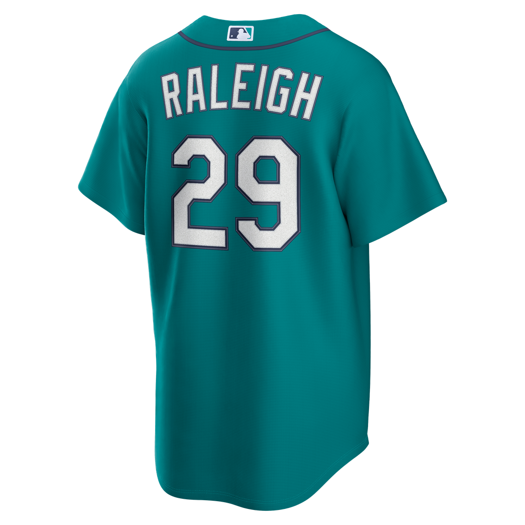 Cal Raleigh Seattle Mariners Nike Alternate Replica Jersey - Cream Official MLB Team Apparel Baseball Fan Gear
