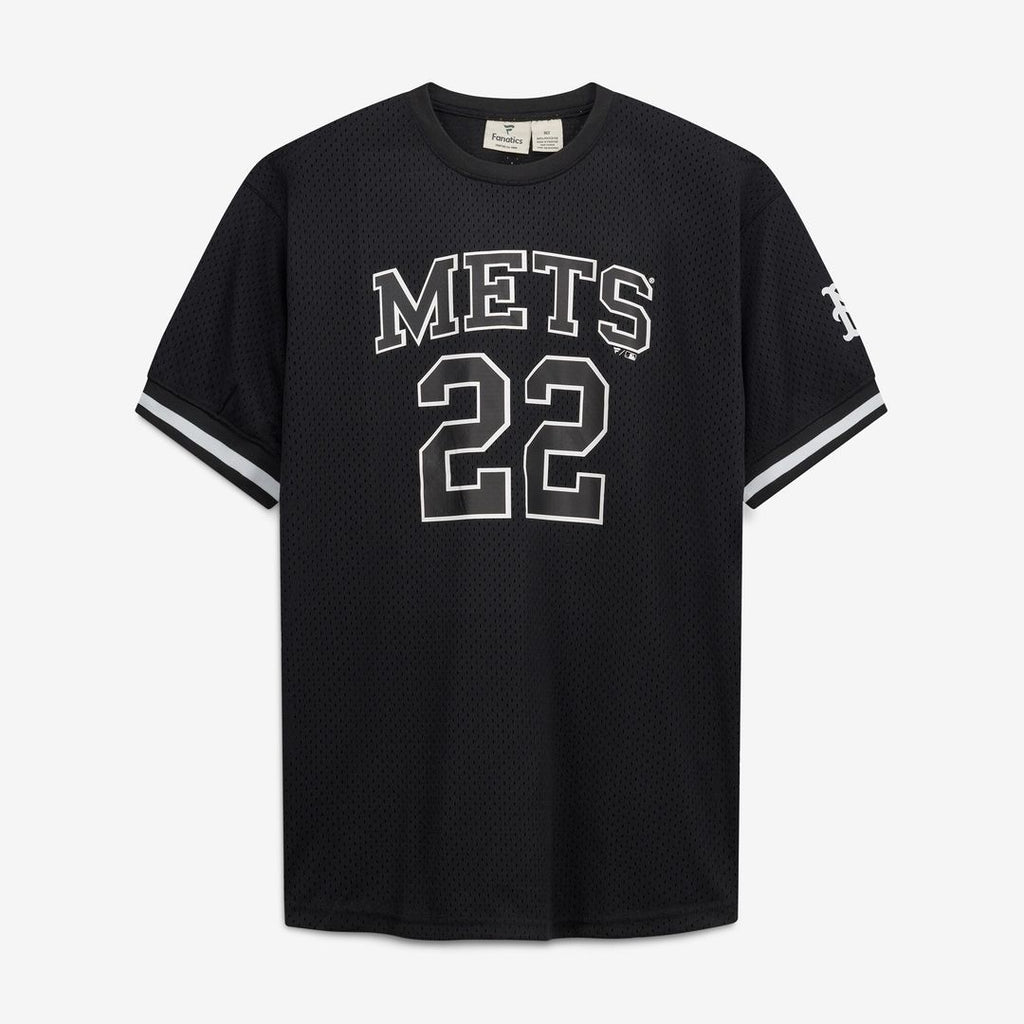 Juan Soto New York Mets Fanatics Big & Tall Heavyweight Mesh Jersey - Black/White Official MLB Team Apparel Baseball Fan Gear
