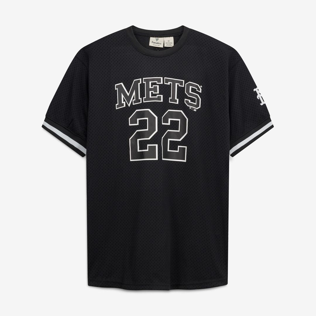 Juan Soto New York Mets Fanatics Big & Tall Heavyweight Mesh Jersey - Black/White Official MLB Team Apparel Baseball Fan Gear