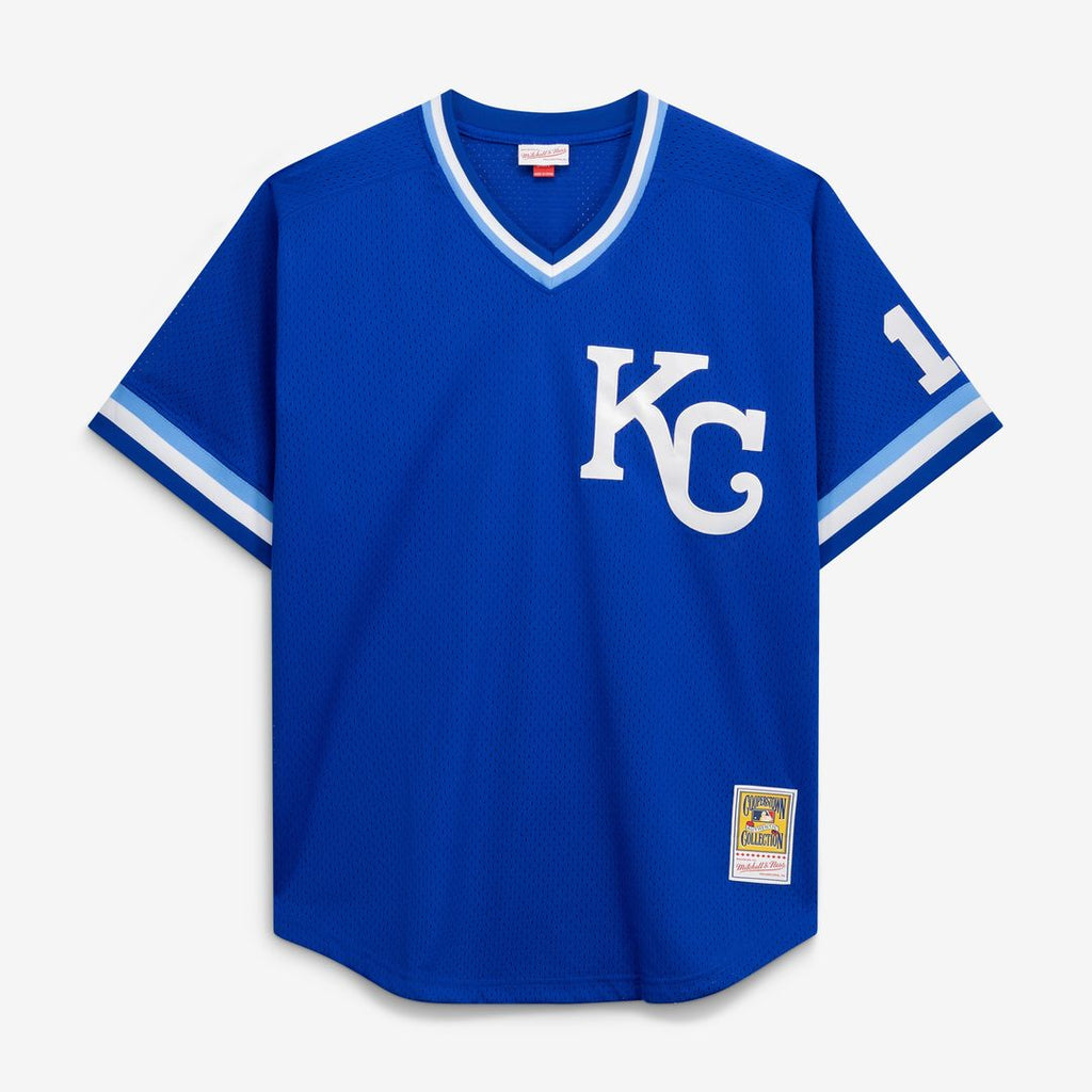 Bo Jackson Kansas City Royals Mitchell & Ness Cooperstown Collection Big & Tall Mesh Batting Practice Jersey - Royal Official MLB Team Apparel Basebal