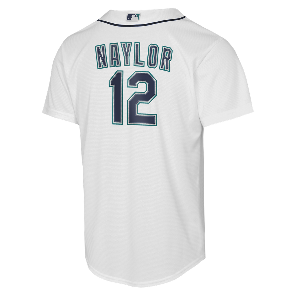 Josh Naylor Seattle Mariners Nike Youth Home Baseline Jersey - White Official MLB Team Apparel Baseball Fan Gear