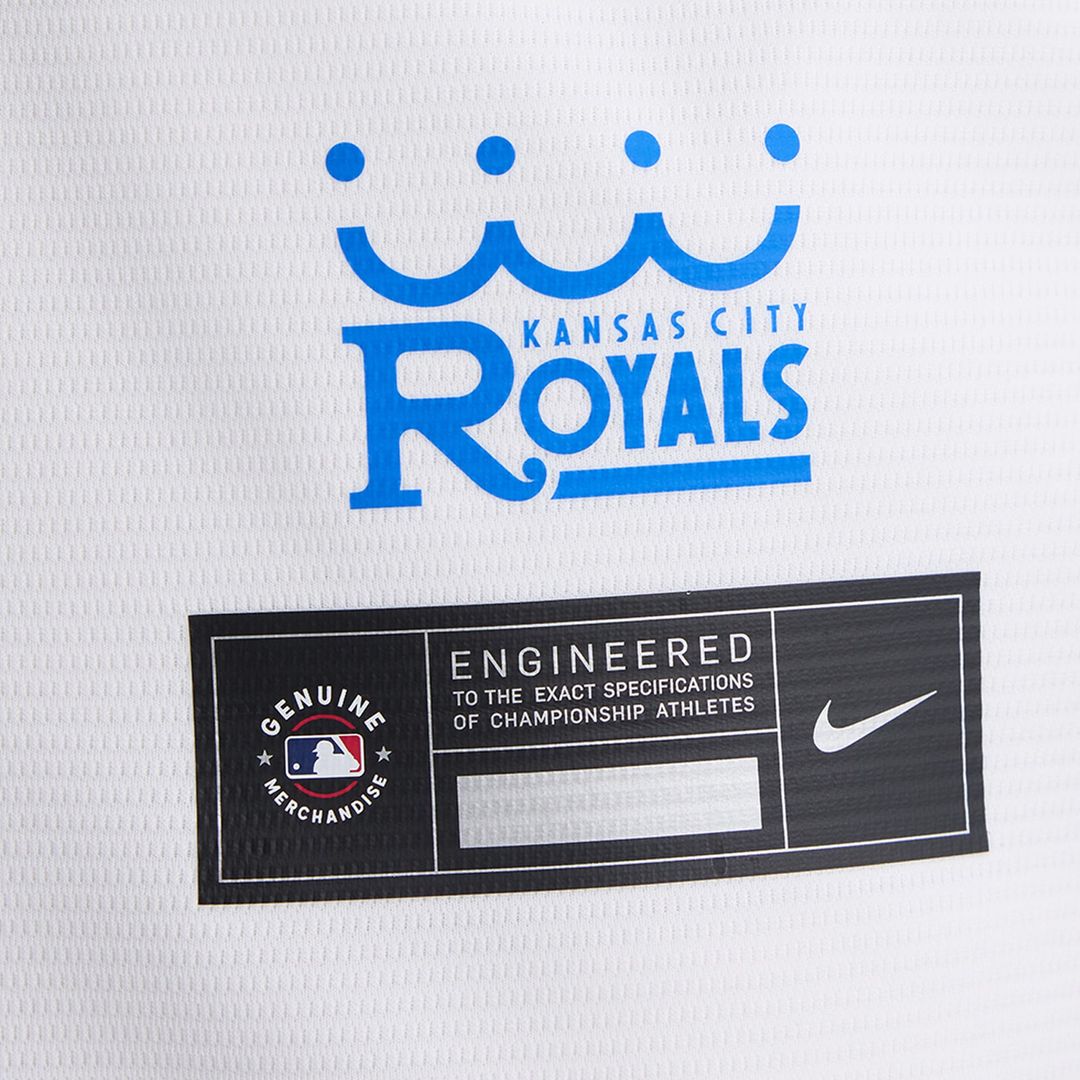 Bobby Witt Jr. Kansas City Royals Nike 2026 City Connect Stadium Jersey - White Official MLB Team Apparel Baseball Fan Gear