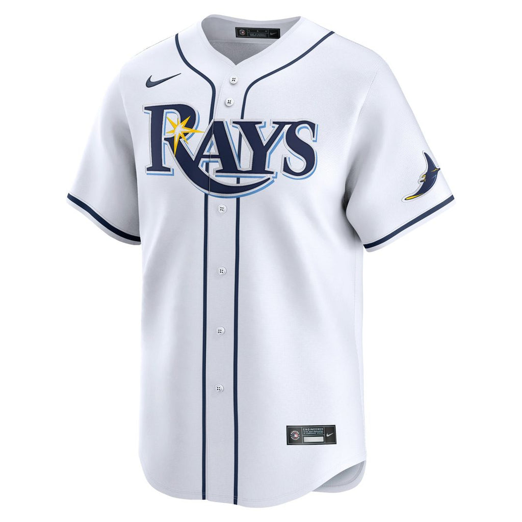 Brandon Lowe Tampa Bay Rays Nike Home Limited Player Jersey - White Official MLB Team Apparel Baseball Fan Gear