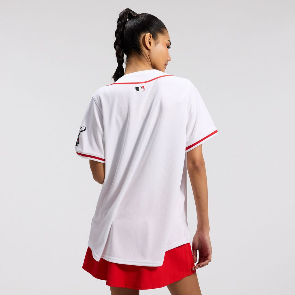 Cincinnati Reds Nike Women's Home Limited Jersey - White Official MLB Team Apparel Baseball Fan Gear