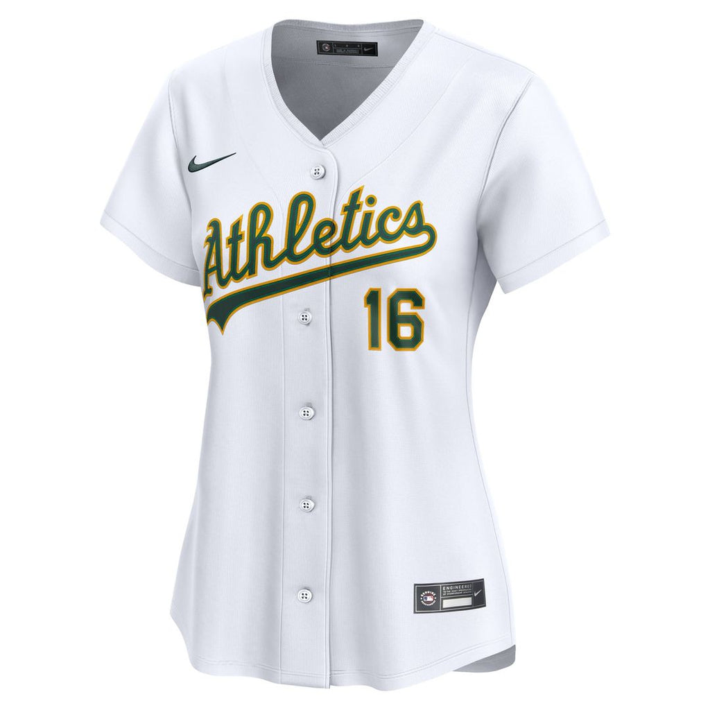 Nick Kurtz Athletics Nike Women's Home Limited Player Jersey - White Official MLB Team Apparel Baseball Fan Gear