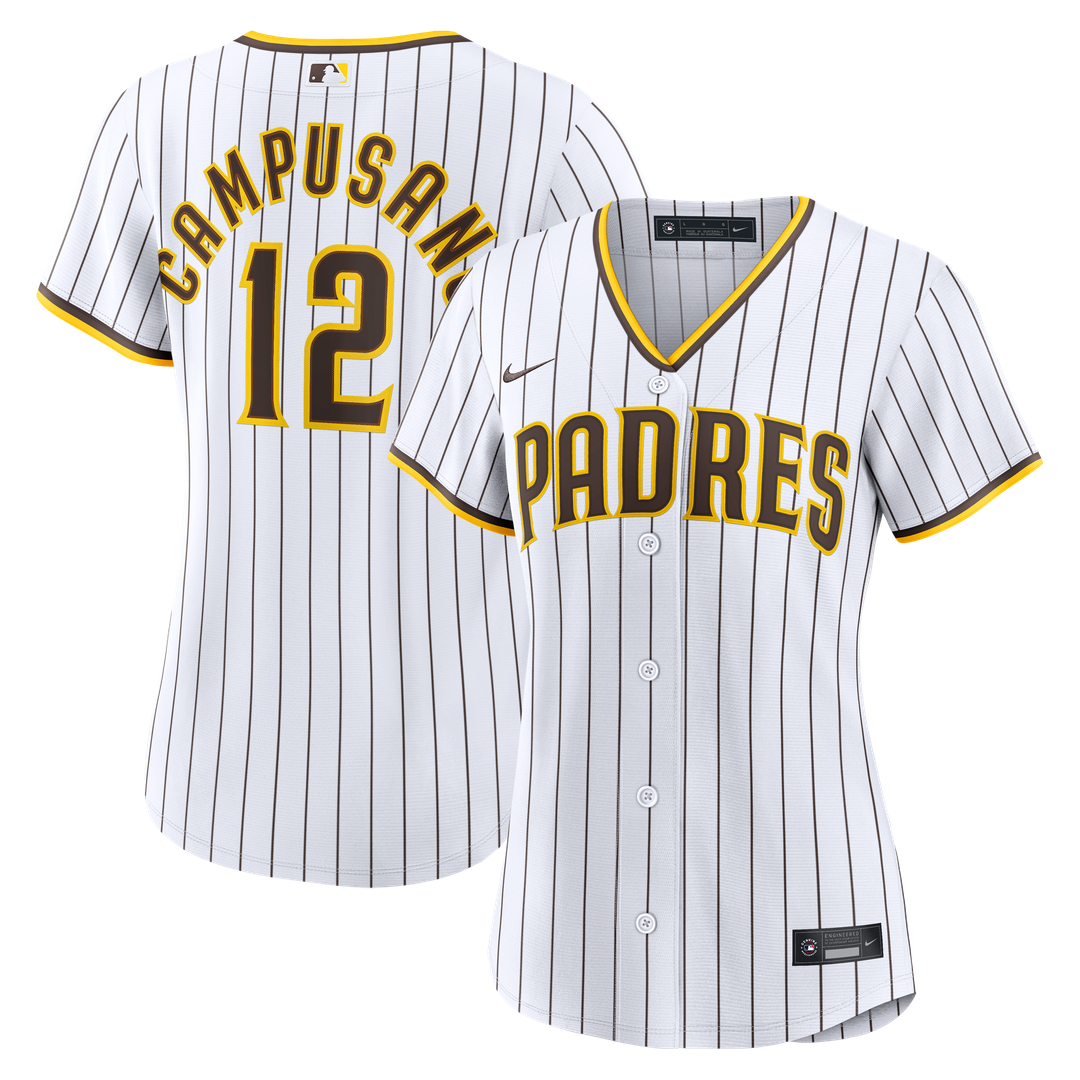 Luis Campusano San Diego Padres Nike Women's Home Replica Jersey - White Official MLB Team Apparel Baseball Fan Gear