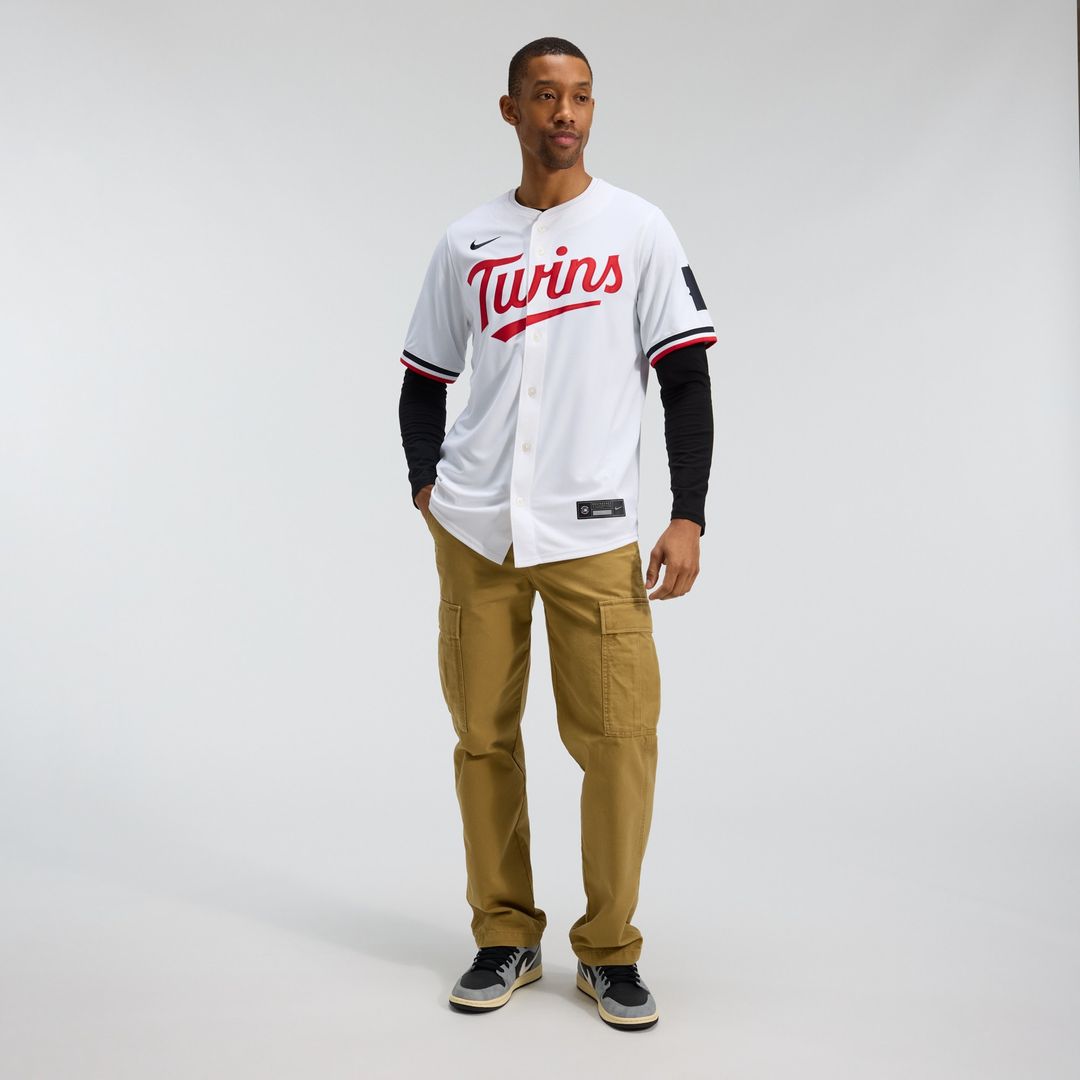 Minnesota Twins Nike Home Limited Jersey - White Official MLB Team Apparel Baseball Fan Gear