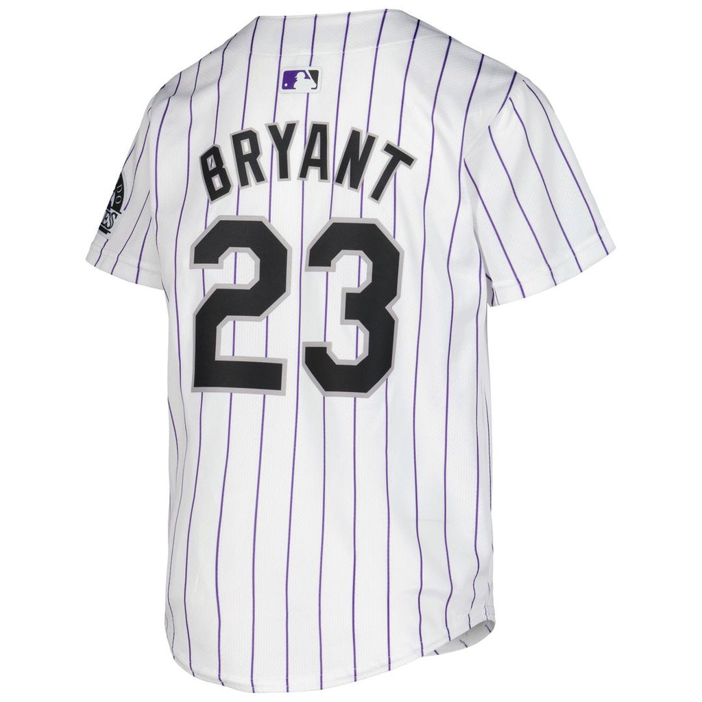 Kris Bryant Colorado Rockies Nike Youth Alternate Limited Player Jersey - Purple Official MLB Team Apparel Baseball Fan Gear