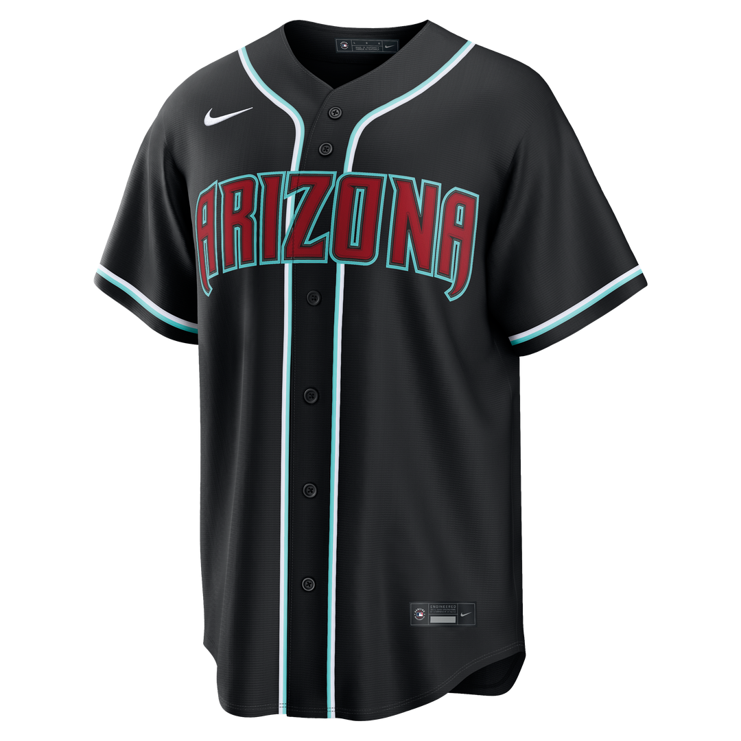 Arizona Diamondbacks Nike Fashion Replica Black Out Jersey Official MLB Team Apparel Baseball Fan Gear