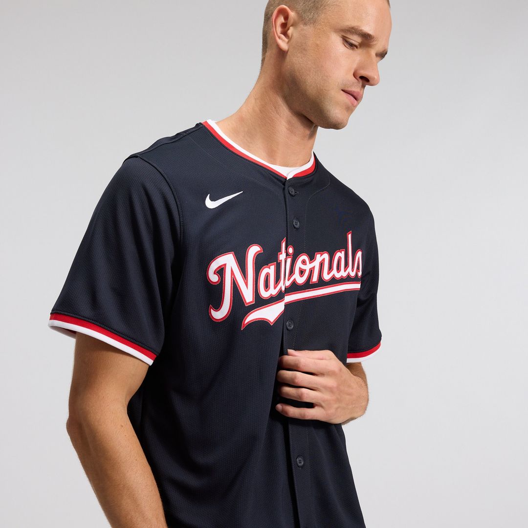 James Wood Washington Nationals Nike Alternate Limited Player Jersey - Navy Official MLB Team Apparel Baseball Fan Gear