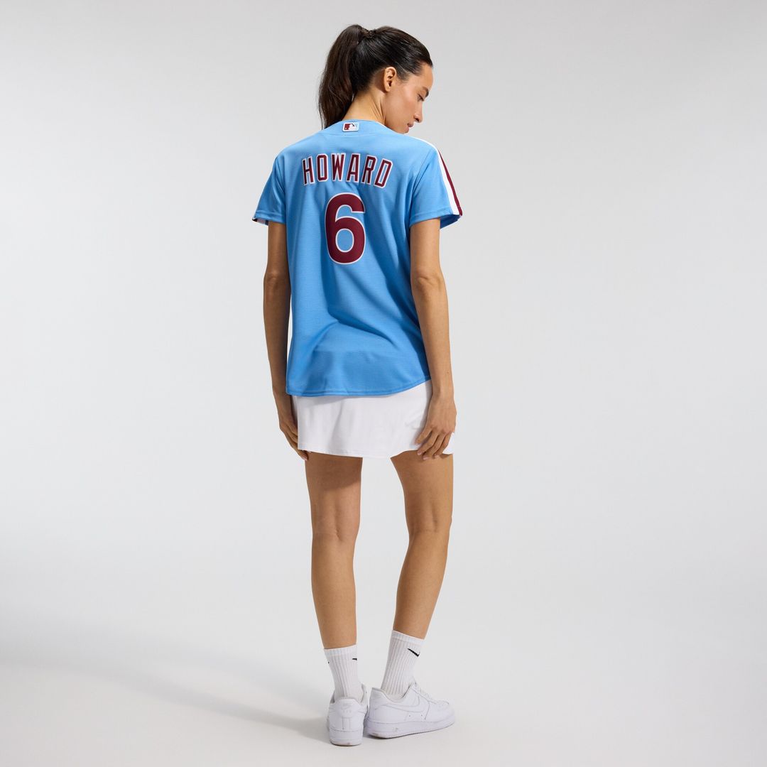 Ryan Howard Philadelphia Phillies Nike Women's Replica Jersey - Light Blue Official MLB Team Apparel Baseball Fan Gear