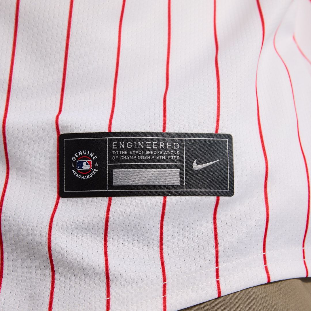 J.T. Realmuto Philadelphia Phillies Nike Home Limited Player Jersey - White Official MLB Team Apparel Baseball Fan Gear