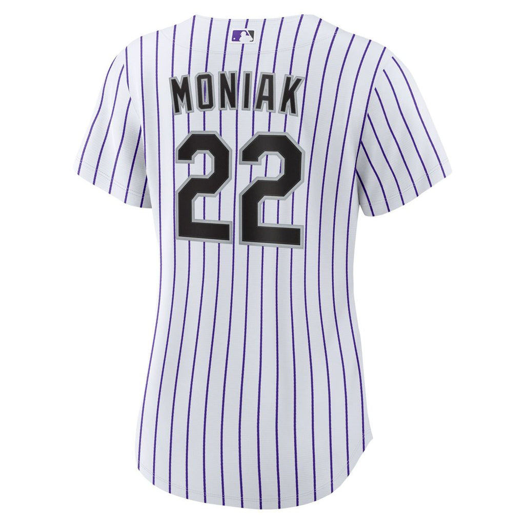 Mickey Moniak Colorado Rockies Nike Women's Home Replica Jersey - White Official MLB Team Apparel Baseball Fan Gear