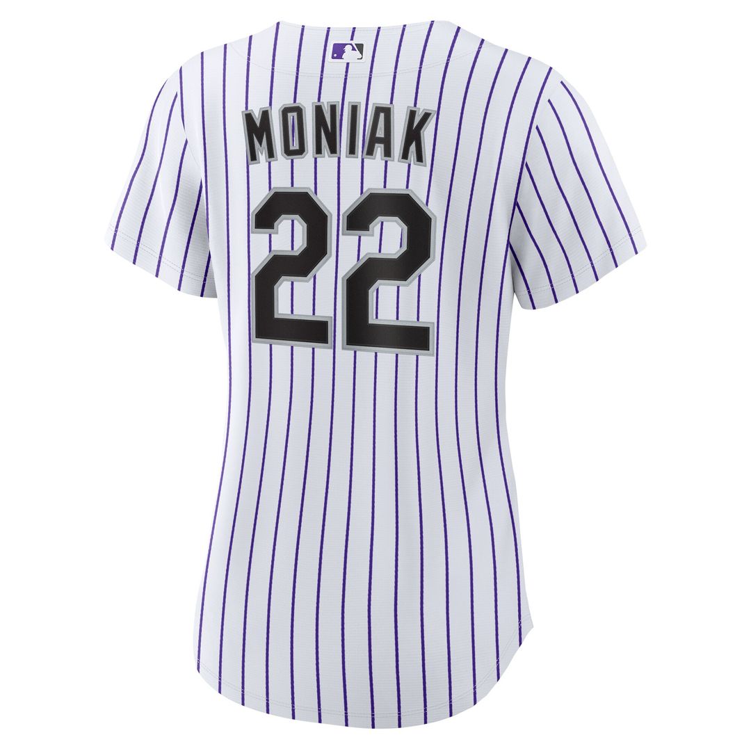 Mickey Moniak Colorado Rockies Nike Women's Home Replica Jersey - White Official MLB Team Apparel Baseball Fan Gear
