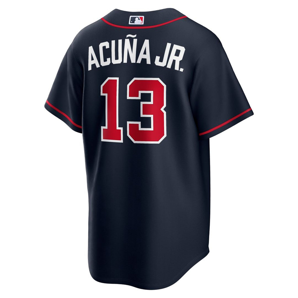 Ronald Acuña Jr. Atlanta Braves Nike Road Replica Jersey - Gray Official MLB Team Apparel Baseball Fan Gear