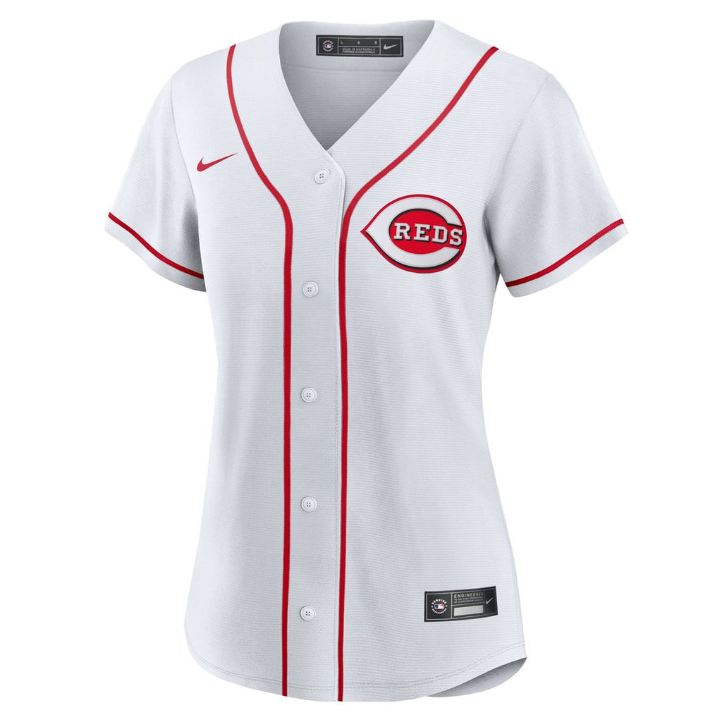 Spencer Steer Cincinnati Reds Nike Women's Home Replica Jersey - White Official MLB Team Apparel Baseball Fan Gear